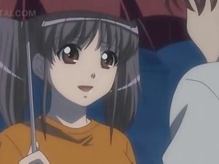 Anime lief ms tonen haar schacht zuigen vaardigheden
