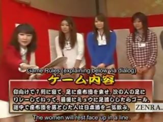 Subtitrate bottomless japonez embarrassing grup joc