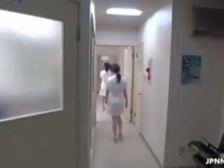 Japonais infirmière obtient vilain avec une excité part6