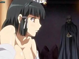 Anime perempuan tak senonoh mendapat dilindungi dalam air mani