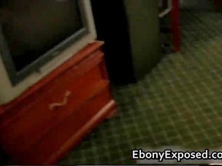 Ebony girlfriend Get All Her Holes Filled By Black dick