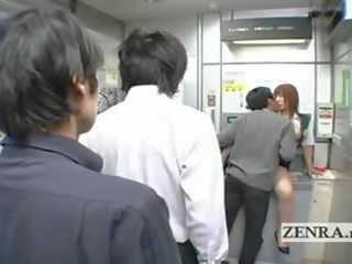 Bizarro japonesa enviar oficina ofertas pechugona oral xxx vídeo cajero automático