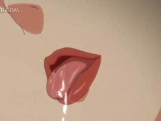 Onschuldig anime lassie eikels groot putz tussen tieten en kut lippen