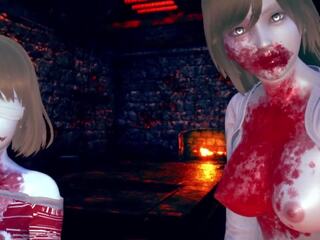 Kerintis undead zombis merginos norėti į valgyti jūs gyvas: hd seksas klipas f6