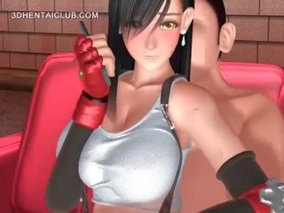 Randy hentai anime patung mendapat fucked dan jari