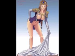 Legend no zelda - princese zelda hentai netīras video