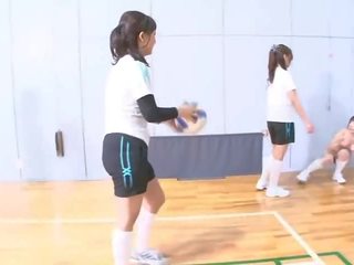 Subtitled Japanese ENF CFNF volleyball hazing in HD