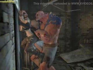 Monster und grotesque kreaturen brutal ficken spiel mädchen - rrostek hardcore 3d animation zusammenstellung