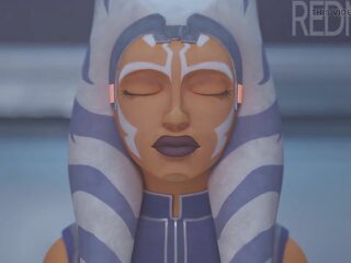 Star wars - ahsoka tano jedi training bukkake (animation with sound)