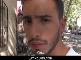 Straight Latino Twink babe Fucked For Cash