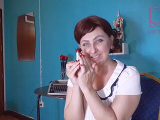 Red Lipstick caressing Teasing by Regina Noir Retro. | xHamster