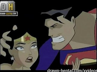 Justice league porno - superman na zastanawiać się kobieta