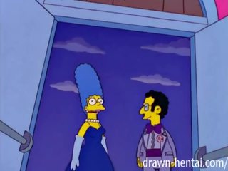 Simpsons 成人 電影 - marge 和 artie afterparty