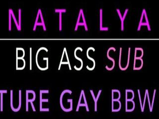Natalya bbw grown cd γυναικωτός με γύρος φυσαλίδα κώλος φωτογραφίες και ταινία